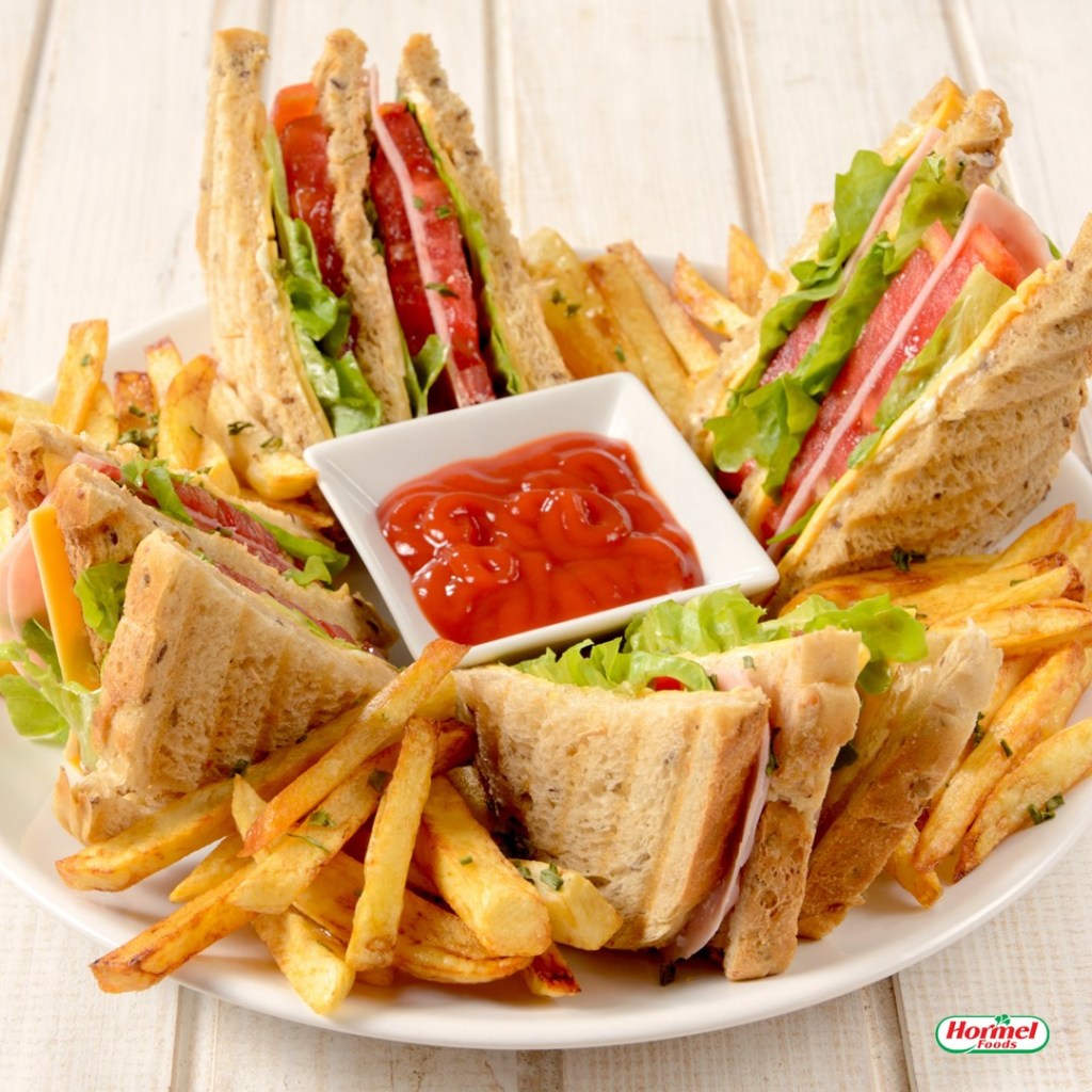 Club Sandwich con tocineta