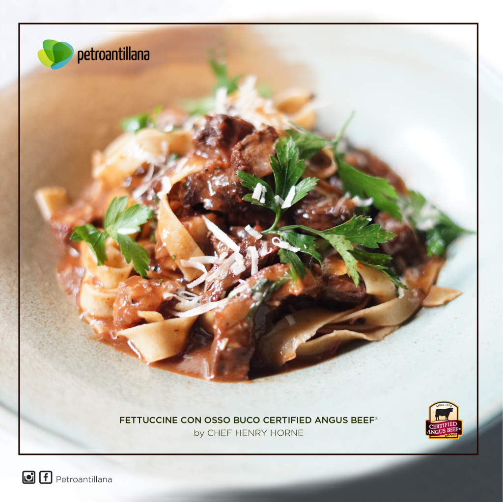 Fettuccine con Osso Buco Certified Angus Beef