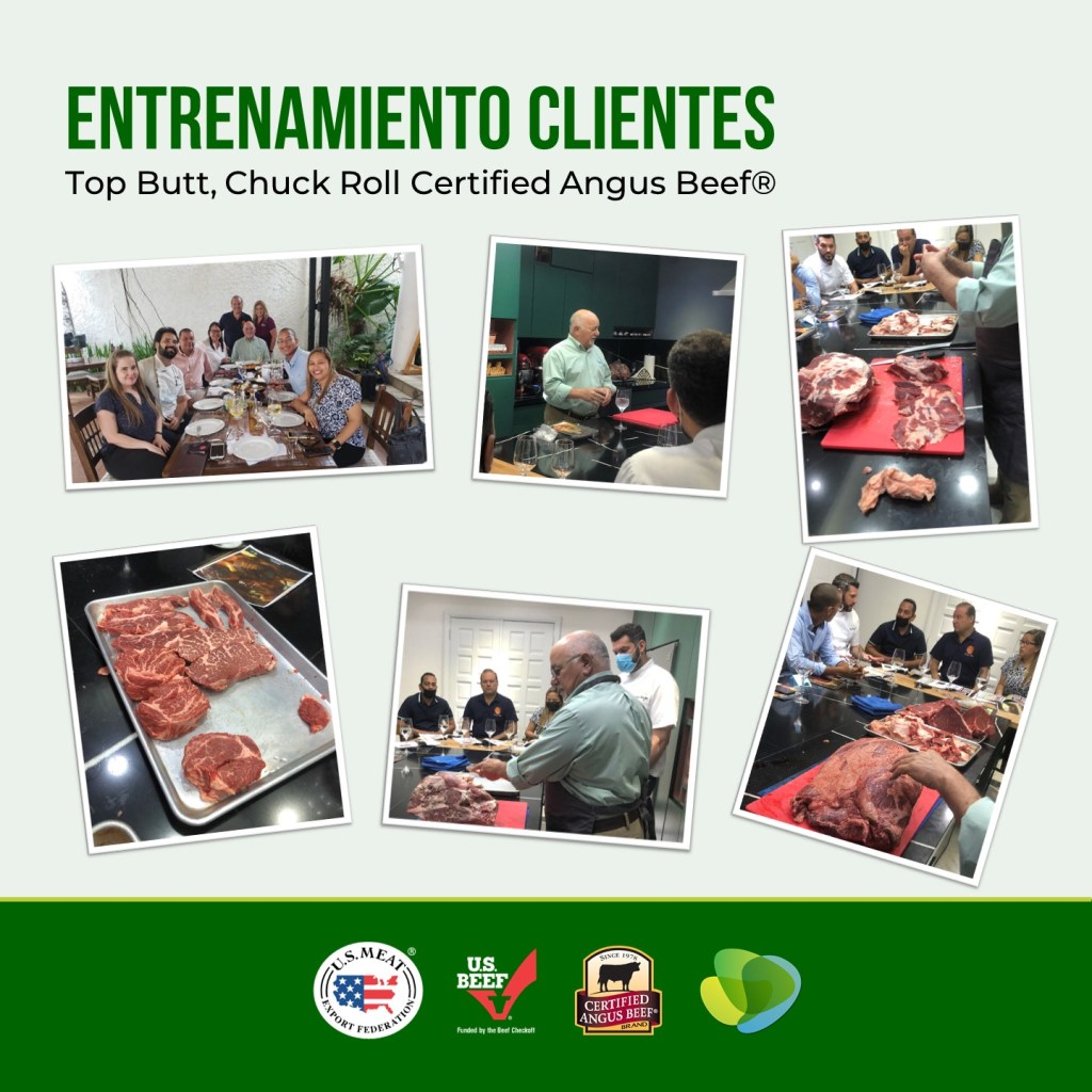 Demostración de cortes Certified Angus Beef en Taller 19