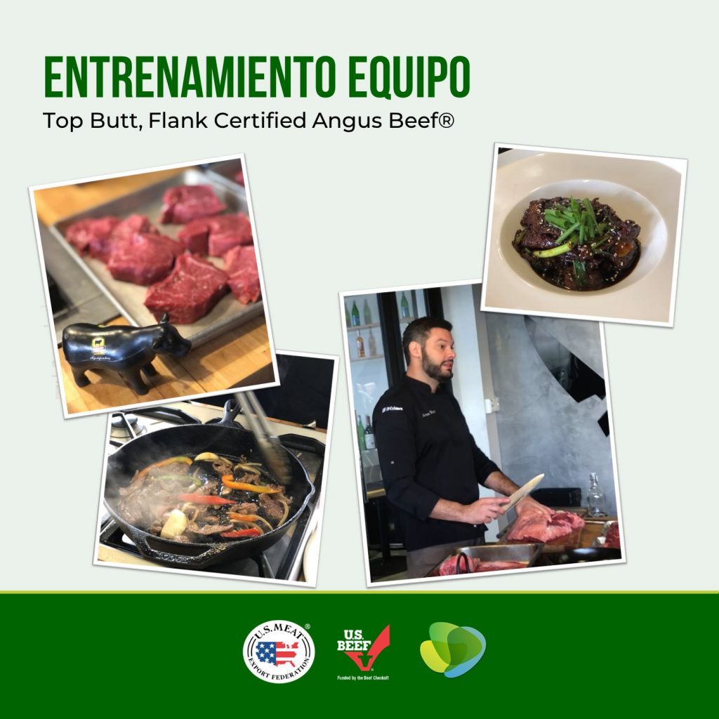entrenamiento de la carne americana certified angus beef 